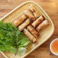 . Cha Gio · Vietnamese spring roll with Pork and vegetables. (4 Rolls).