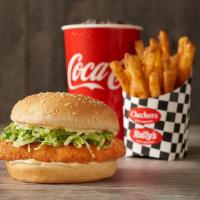 Spicy Chicken Sandwich · This chicken bites back. Heat things up with our crispy Spicy Chicken topped with crisp iceb...