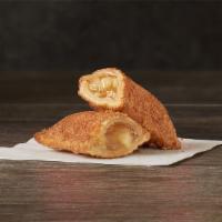 2/Cinnamon Apple Pie · Our crispy apple pie turnover filled with sweet apples then rolled in cinnamon and sugar. Ho...