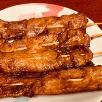 Teriyaki Chicken Sticks · Four pieces
