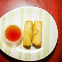 Vegetable Spring Roll · Two pieces