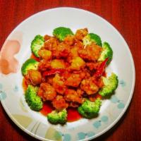 General Tso'S Chicken Combo Plate · Spicy