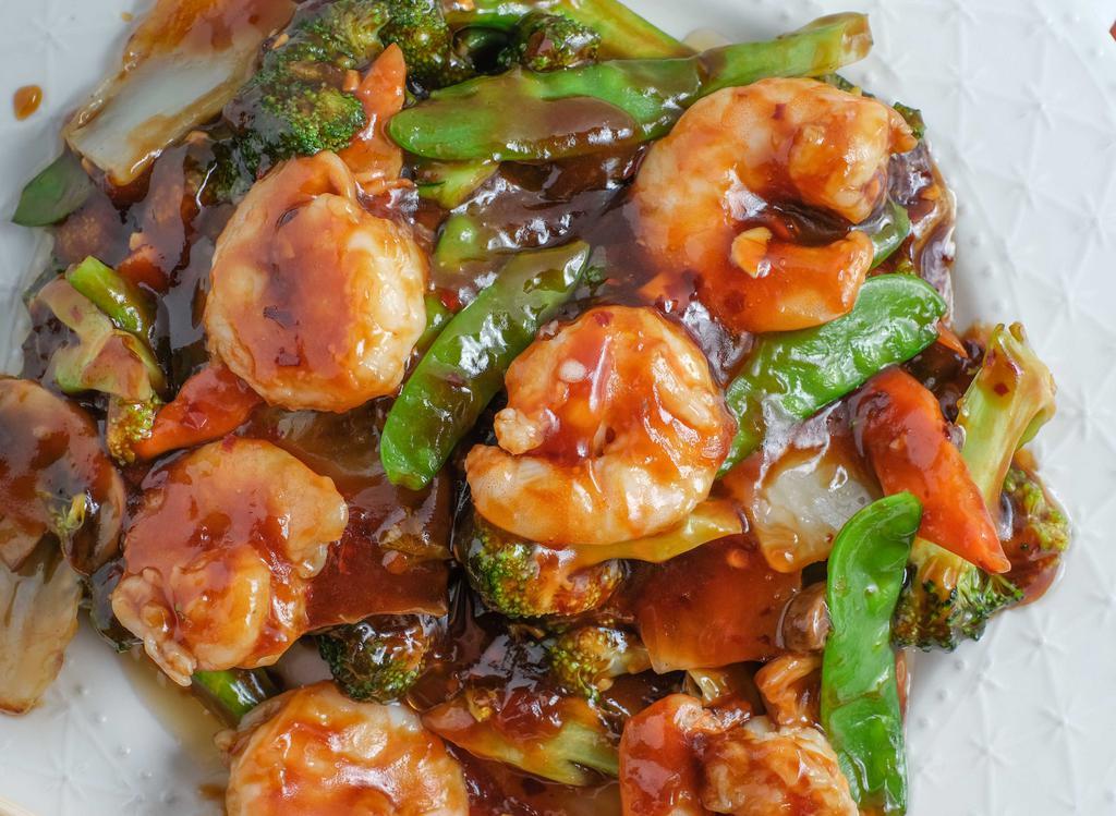Shrimp With Garlic Sauce · Hot and spicy.