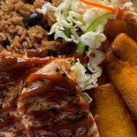 Fish Bowl  · Tamarind, pineapple, or spicy
served with peas 'n rice, coleslaw, sweet plantains (if availa...