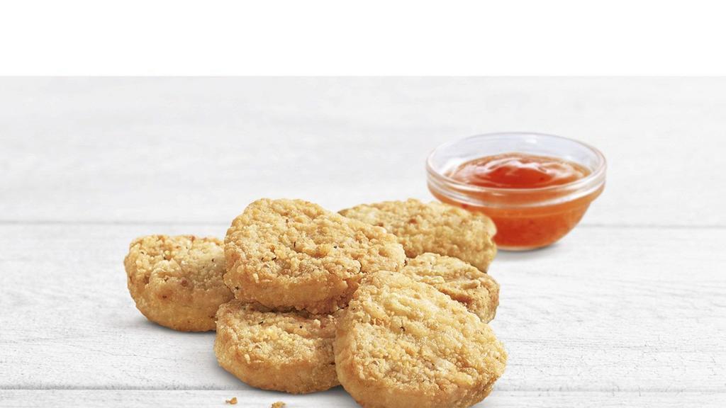 No Chicken Nuggets 8 Pcs (Vegan) · Our Plant based nuggets served with Vegan Dip