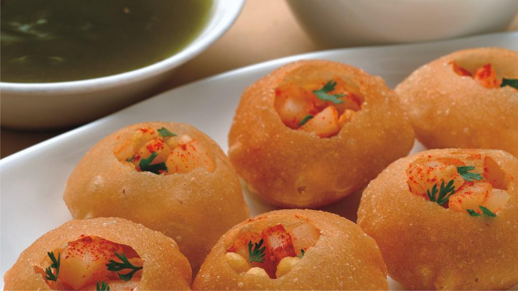 Vegan Gol Gappe · A very famous street food also known as Pani Poori.