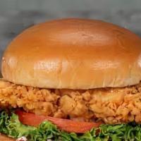Spicy Chicken Sandwich Deluxe With Cheese · Deluxe includes Lettuce and Tomatoes
