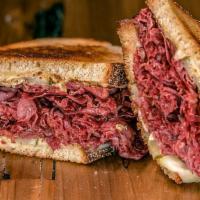 Hot Pastrami · Hot Pastrami on Rye Bread with Swiss Cheese, Pickles & Spicy Mustard