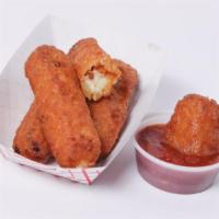 Mozzarella Sticks · Marinara sauce on the side.