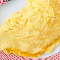 Cheese Omelette · American, Cheddar, Monterrey Jack, Mozzarella, Pepper Jack, Goat, Brie, Bleu & Swiss