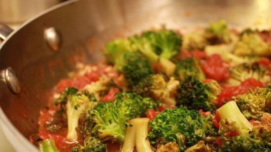 Broccoli & Mushroom Parmigiana · Broccoli and sautéed mushrooms covered with melted mozzarella, marinara sauce and Parmesan cheese.