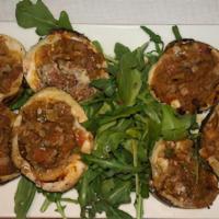 Baked Clams Casino · Sautéed Onion, Bacon, Red and Green Pepper Topping.