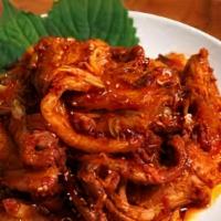 Spicy Pork · with rice and side banchans