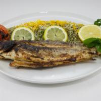 Bronzini (Lunch) · Whole fish broiled to perfection.