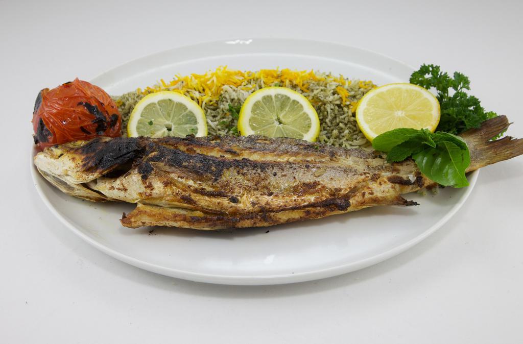 Bronzini (Lunch) · Whole fish broiled to perfection.