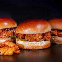Trust Us Combo · The Original Sam's Crispy Chicken Sandwich, The Classic and The Nashville Chicken Sandwiches...
