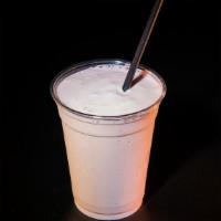 Strawberry Frozen Lemonade · Freshly Squeezed lemonade, strawberry puree and vanilla ice cream