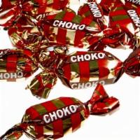 4Oz Choko · This milk chocolate and caramel-toffe wrapped candy is the square-shaped and softer cousin o...