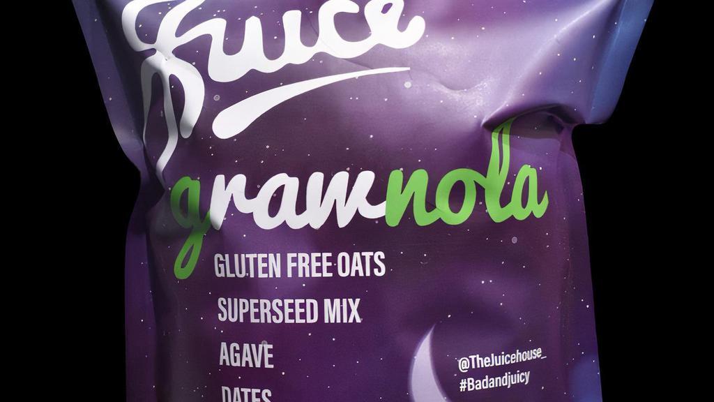 Grawnola - 16Oz. · Gluten Free, Vegan, Organic Grawnola: Made Fresh (in house) Daily with a Super-seed Mix, Oats, Dates, Coconut Flakes and Agave. Nut-Free, but processed in a Nut Facility and Contains Coconut.