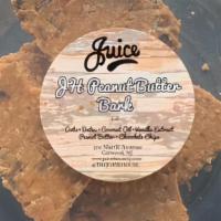 Peanut Butter Bark · Organic Peanut Butter, Organic Gluten Free Oats, Organic Coconut Oil, Dates, Organic Chocola...