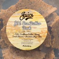 Sun Butter Bark · Organic Sunflower Butter, Organic Gluten Free Oats, Organic Dried Cherries, Organic Chocolat...
