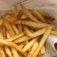 Old Bay Fries · Shoestring fries tossed in old bay.