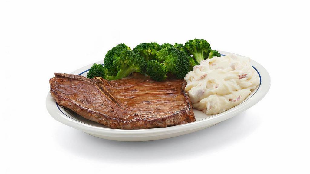 T-Bone Steak Dinner · Mouth-watering, grilled T-Bone steak*.