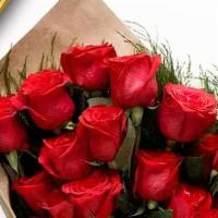 Pure Romance - 1 Dozen Roses · Customer's favorite bouquet of fresh red roses!