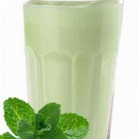 Mint Chip Whey Protein · Banana, Vanilla Protein Powder, Chia Seeds, Hemp Seeds,, Dates, Fresh Mint, Almond Milk & Ca...