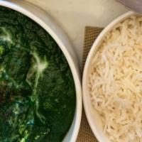 Tadka Palak · Tempered spinach puree