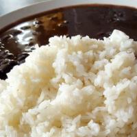 Diri Blanc Ak Sos Pois/White Rice (Served With Pureed Beans) · 