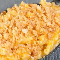 Macaroni And Cheese Skillet · Creamy, Cheesy and Sprinkled with Toasted Bread Crumbs