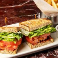 Blt Sandwich · Crisp Applewood Smoked Bacon, Tomato, Bibb Lettuce and Mayo on Toasted Country Wheat Bread