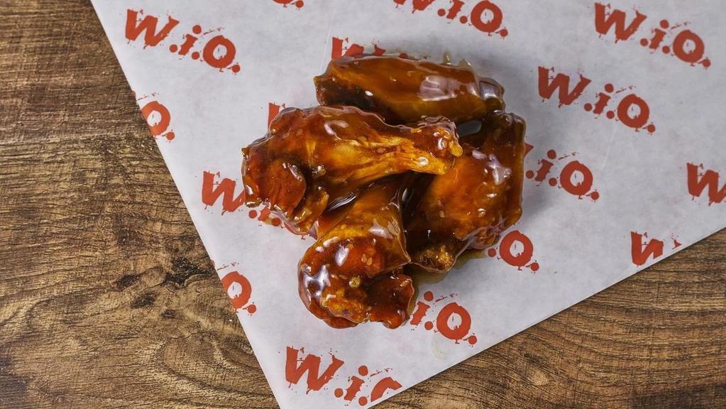 Wings - Classic (24) · Fresh, all-natural chicken wings, cooked crispy and tossed in your choice of flavor. Served with a side of our in-house blue cheese or ranch dipping sauce.