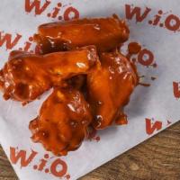 Wings - Classic (6) · Fresh, all-natural chicken wings, cooked crispy and tossed in your choice of flavor. Served ...