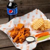 6 Pc Classic Wings Fry Combo · 
