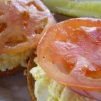 Egg Salad Blt · With bacon, lettuce, and tomato.