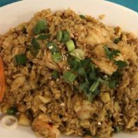 Curry Fried Rice · Choice of beef, chicken, shrimp or vege