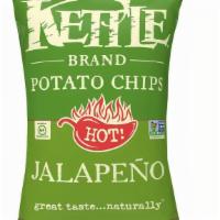 Kettle Chips: Jalapeño · Jalapeño flavored kettle chips.