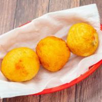 Bola De Yuca  · Cassava balls. similar to a potato ball
