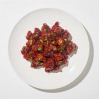 General Tso'S Chicken · Deep fried white meat chicken pieces blended with chef’s sauce.