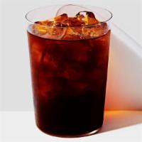 Iced Americano · Our creamy and flavorful Night Vision espresso poured over cold water and finished with ice.