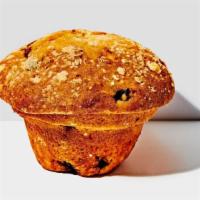 Blueberry Muffin · Our house-made blueberry muffin is crafted to have a light and fluffy base dotted throughout...