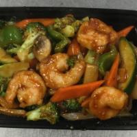 Shrimp With Garlic Sauce · Hot and spicy. Served with white rice.