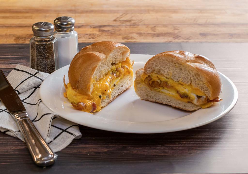 Bacon Egg And Cheese Sandwich · on a roll