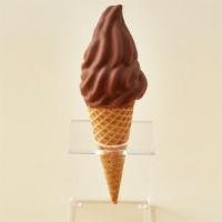 Brown Bonnet® (Individual) · Soft ice cream dipped in Brown Bonnet®, and served on a sugar cone.