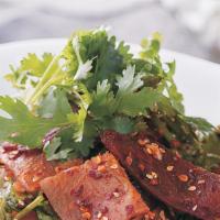 Mix Lung Slices 夫妻肺片 · sliced beef and tripe seasoned with roast chili oil special sauce