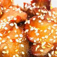 Bbq Pork · sliced roasted pork that has been marinated in a Char Siu house sauce.