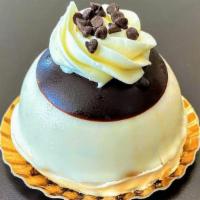 Cannoli Dome Individual · Chocolate cake with black cherry filling & vanilla buttercream.