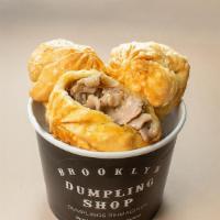 Philly Cheesesteak Dumpling · 